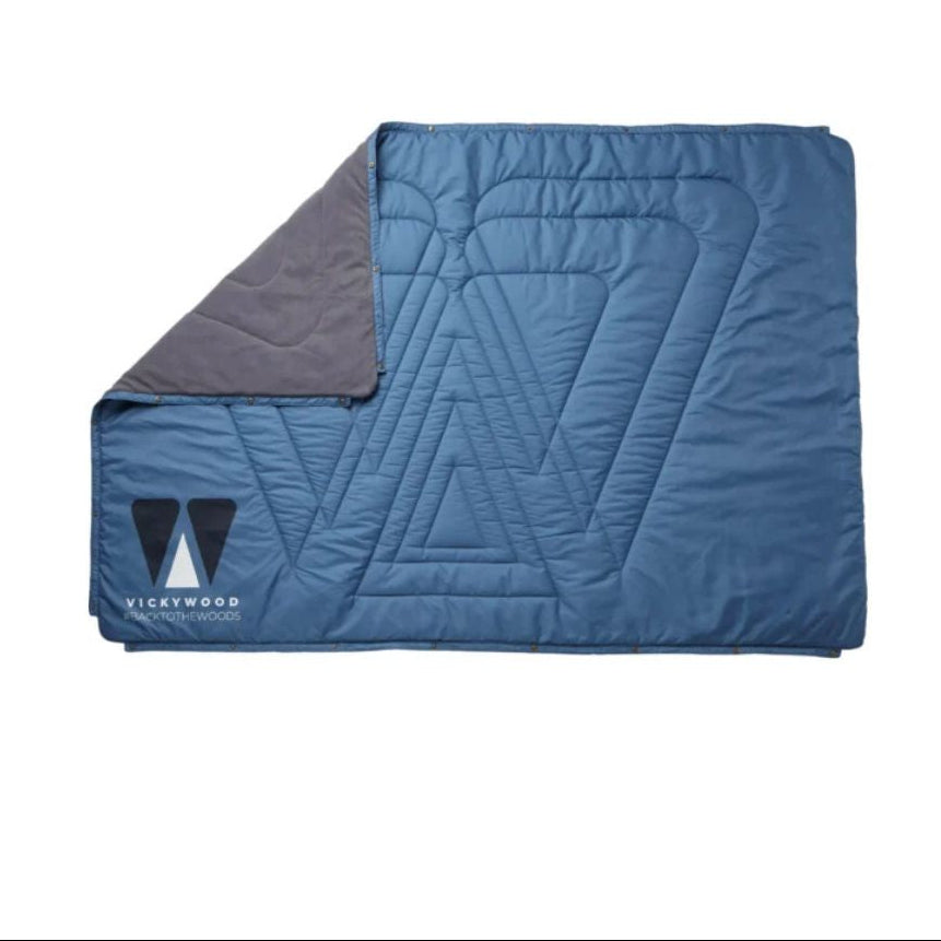 Cobertor Azul Vickywood 4 em 1