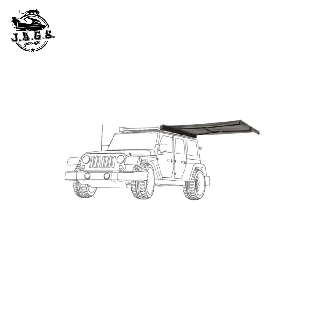 Toldo Lateral Vickywood BRANCH AUTOMATIC 2M cinza