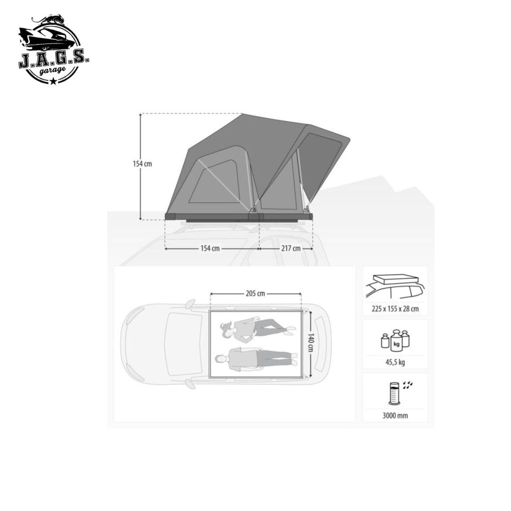 Tenda de Tejadilho Qeedo Freedom Light L