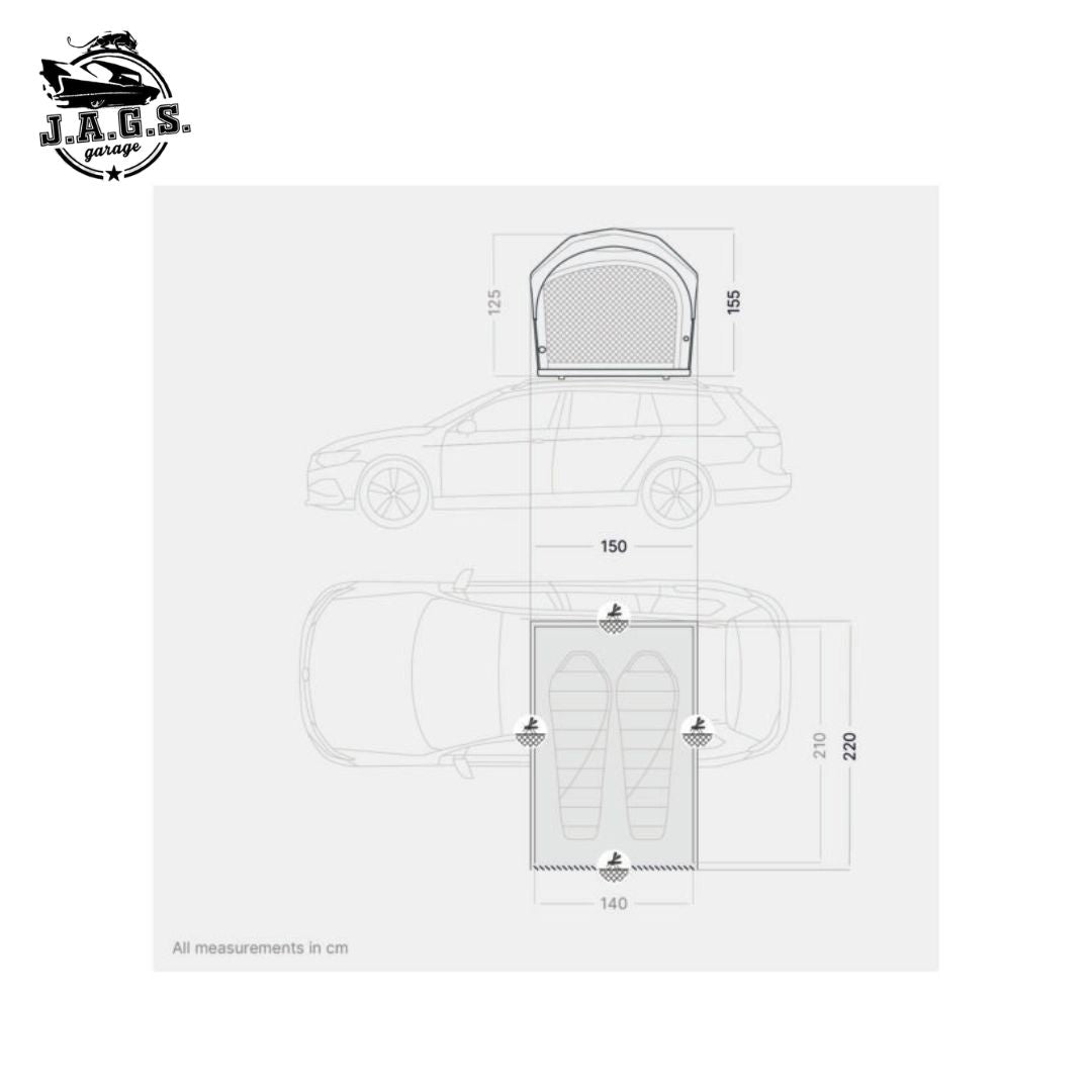 Tenda de Tejadilho Qeedo Freedom Air 2