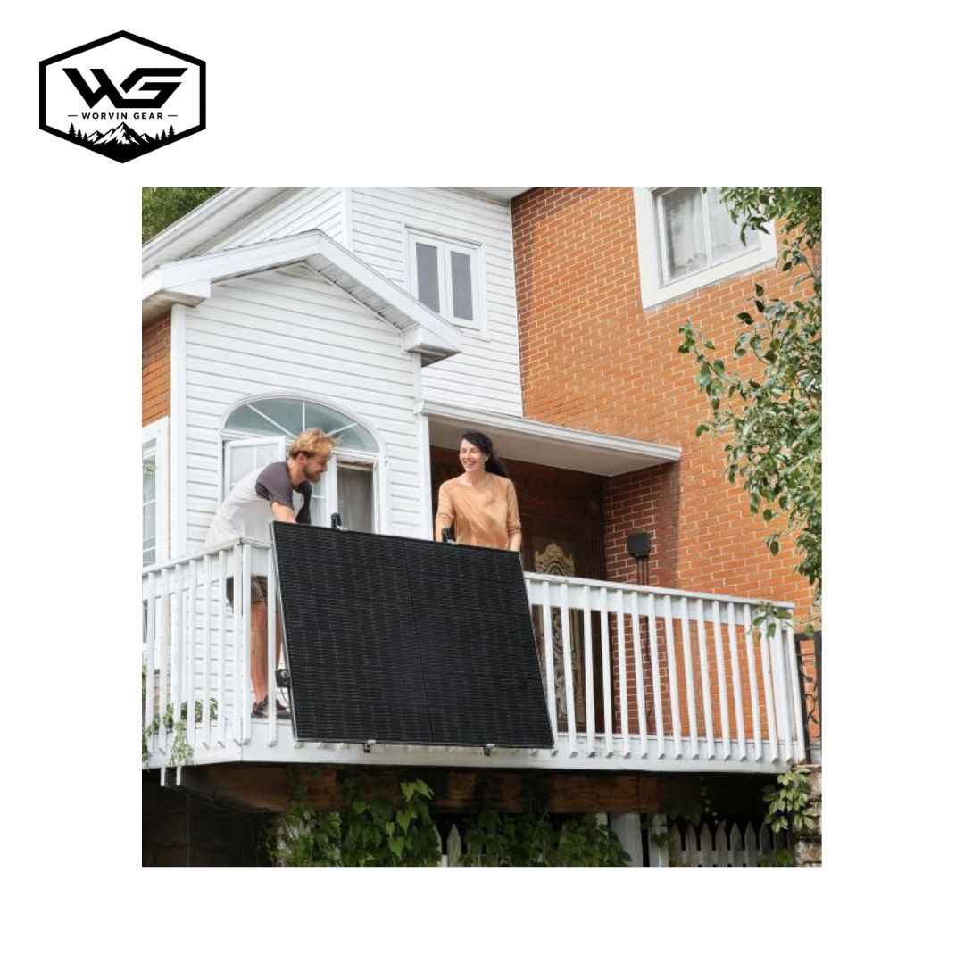 Conjunto de painéis solares 400 Wp