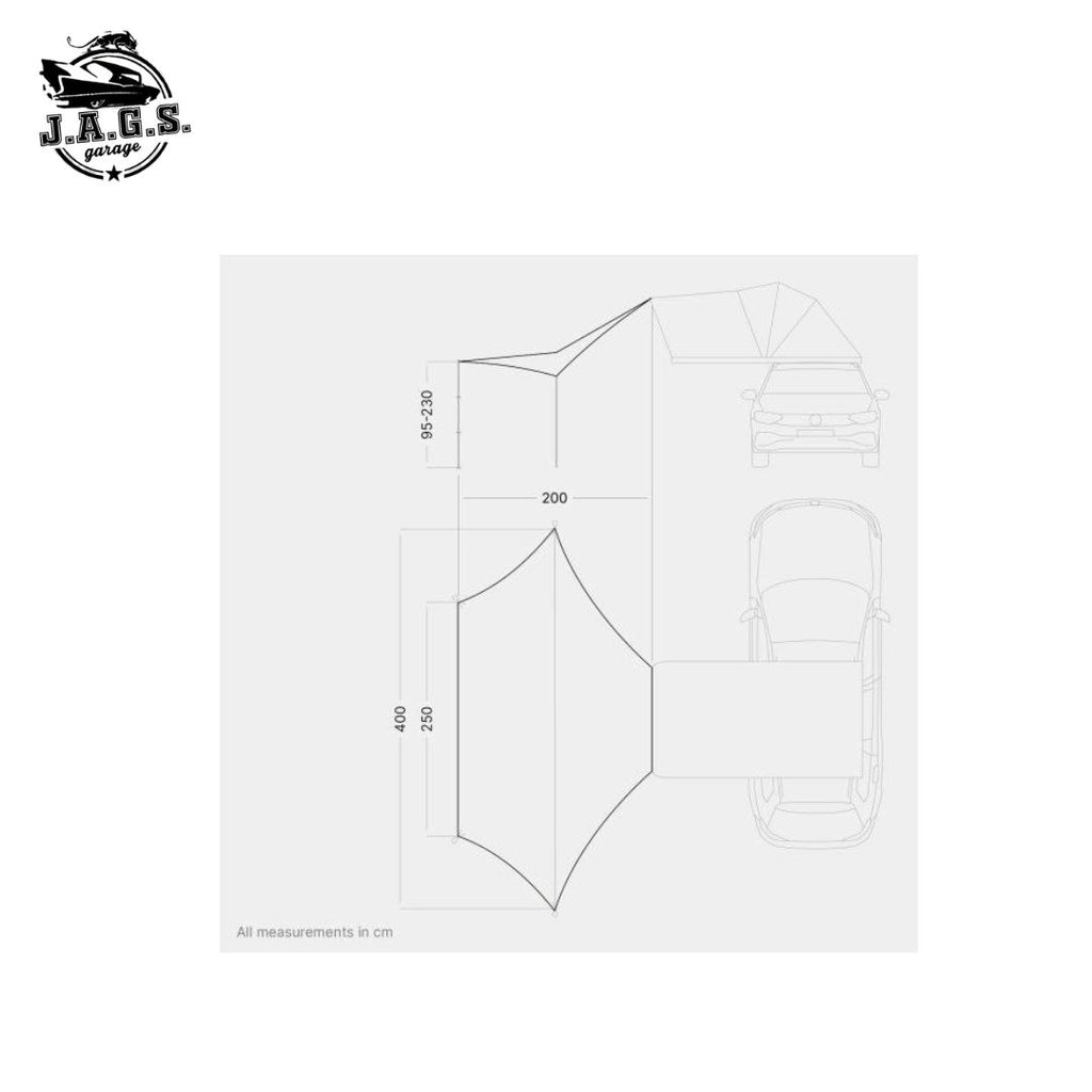 Toldo para Tenda de Tejadilho Qeedo Freedom Compact