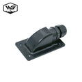 Canaleta para cabos no telhado Sunflex preta, 1 saída para cabo