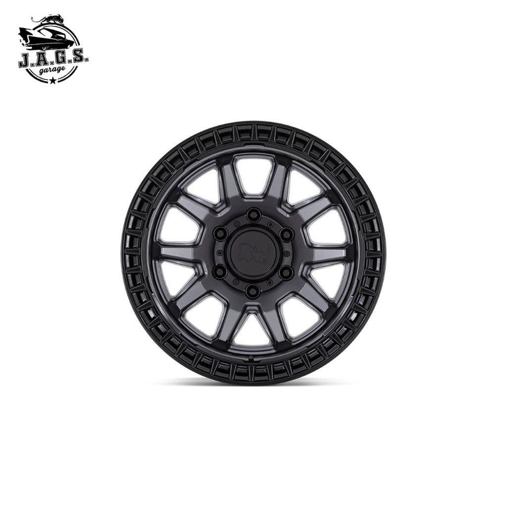 Jante Black Rhino Calico 17X8.5 5X120 74 M-GMTL BLK +34