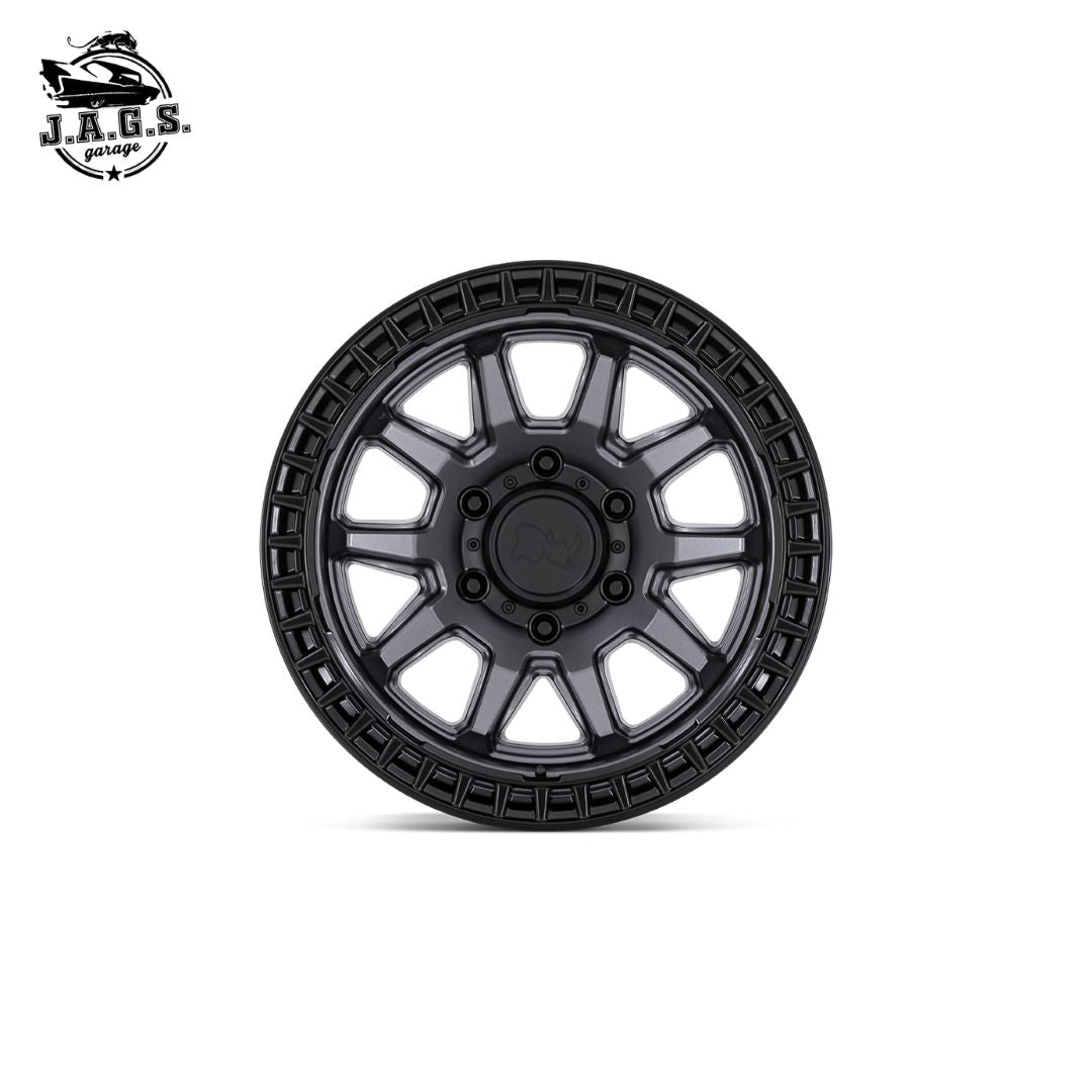 Jante Black Rhino Calico 17X8.5 5X120 74 M-GMTL BLK +34
