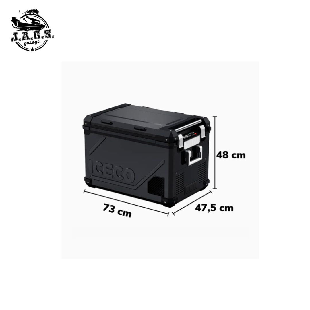 ICECO APL55 BLACK Dual Zone 55L
