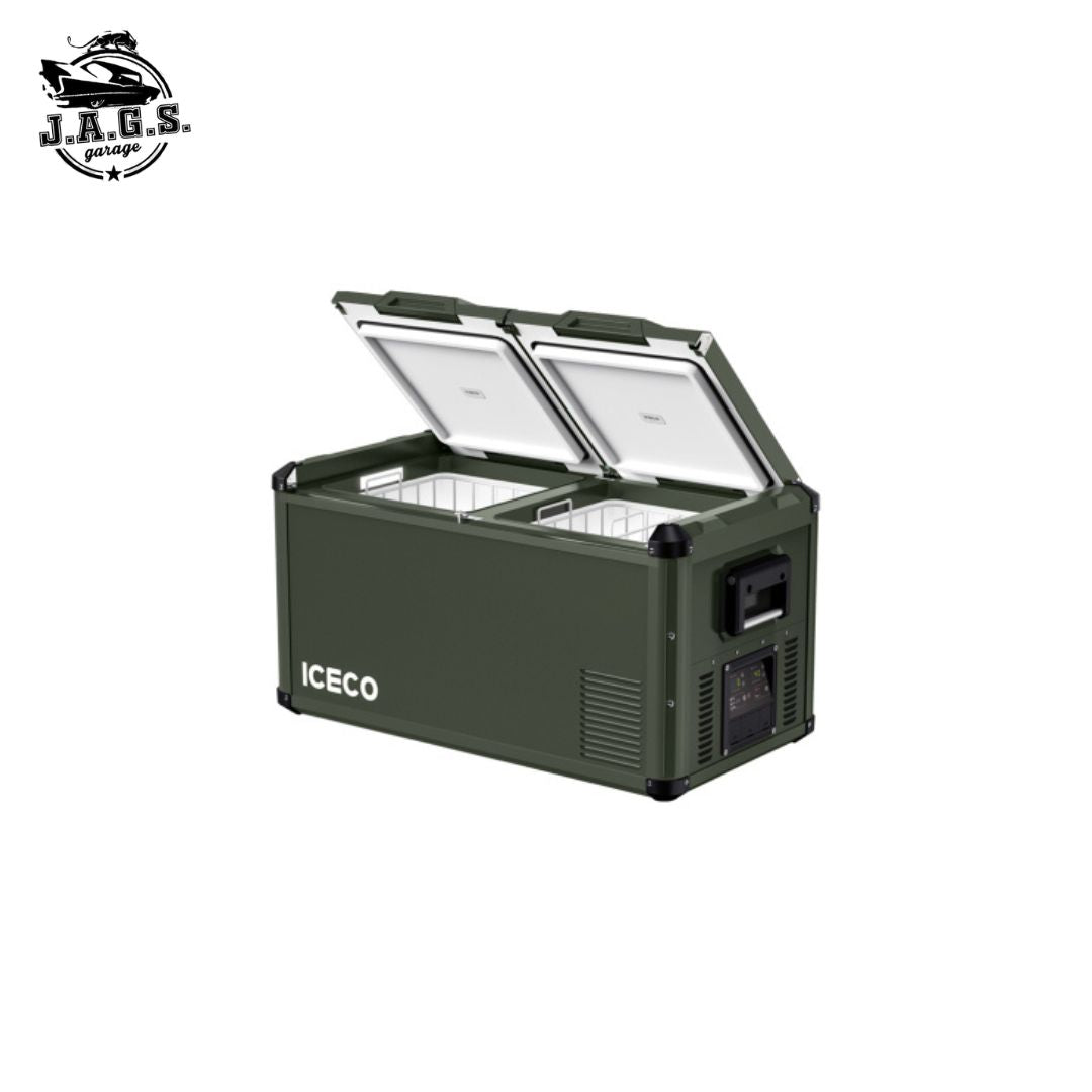 ICECO VL75PROD Dual Zone Refrigerator OLIVE GREEN 75L