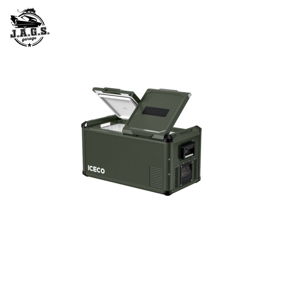 ICECO VL75PROD Dual Zone Refrigerator OLIVE GREEN 75L