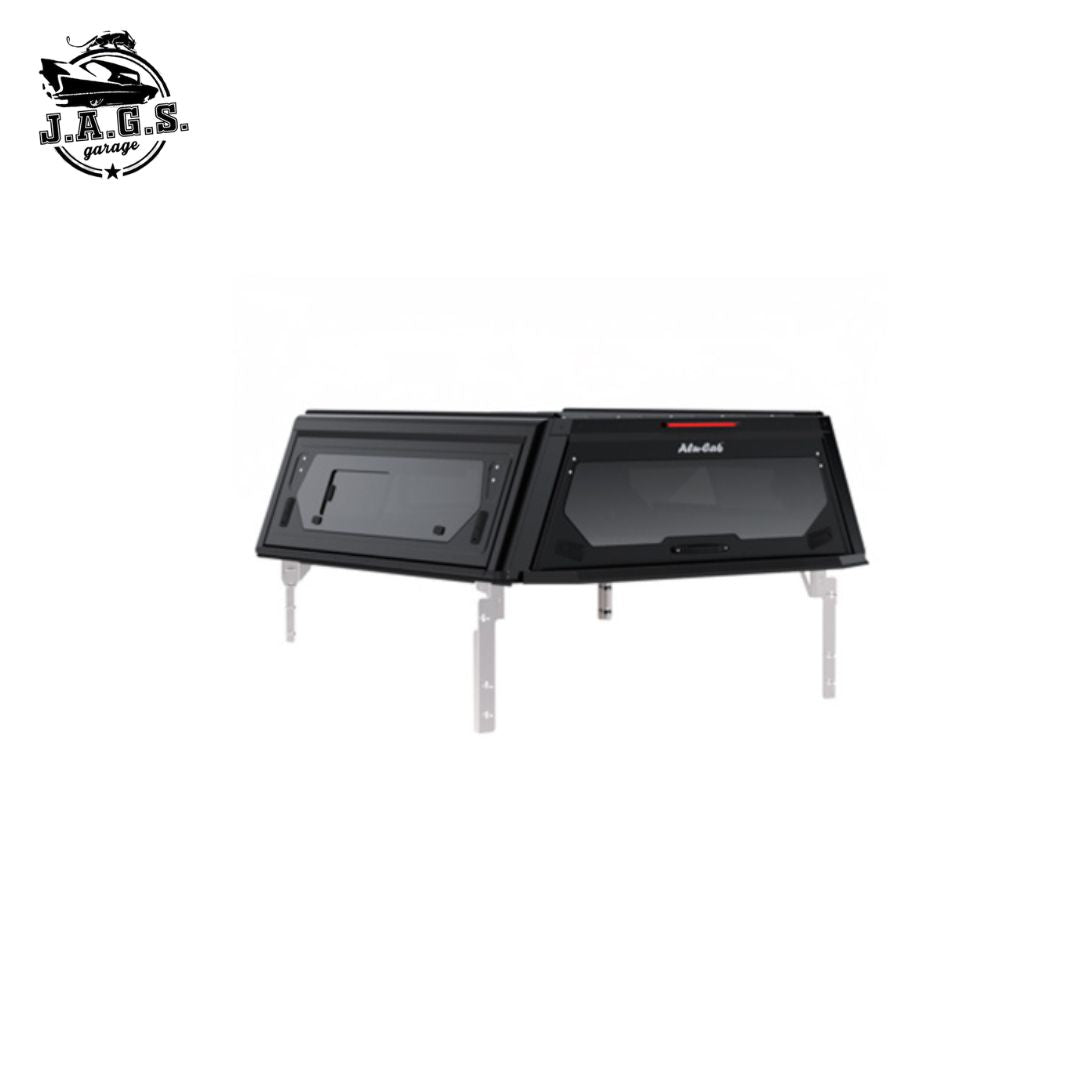 Alu-Cab Capota rígida “Contour” para Ford Ranger (2023+) Cabine Dupla com janelas de vidro basculantes